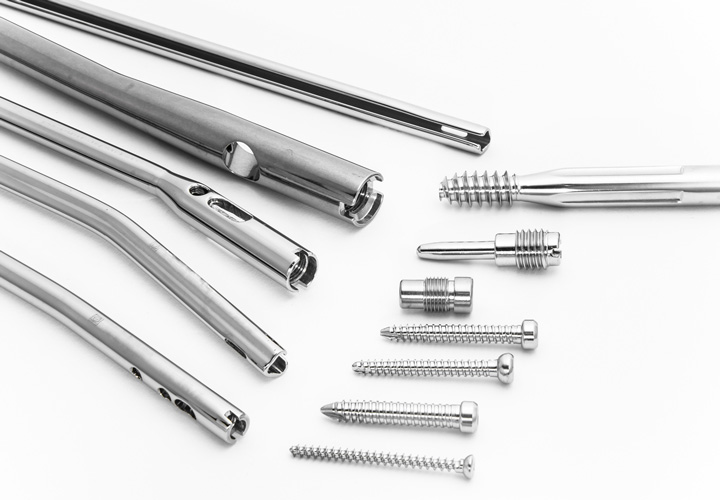 titanium screws and nails