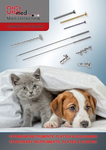 veterinary instruments, screws and plates from digimed medical technology